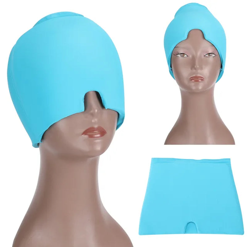 Cold Gel Migraine Relief Headache Ice Cap for Pressure Relaxation and Pain Relief